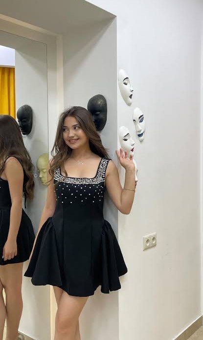 Black mini puff skirt dress (Category: Evening dresses & gowns) located in Taytay. Submitted by murahubblueapppage (Listing ID 1460289850, Image 2). Description: Brand new Small on tag Bust up to34inches Waistline up to 29 inches Lenght 28 inches.