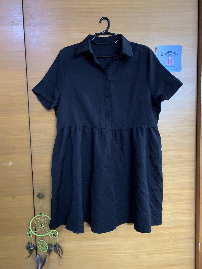 Black polo doll dress (Category: Dresses) located in Malabon City. Submitted by Cn_apparel (Listing ID 1460263880, Image 1). Description: Large.