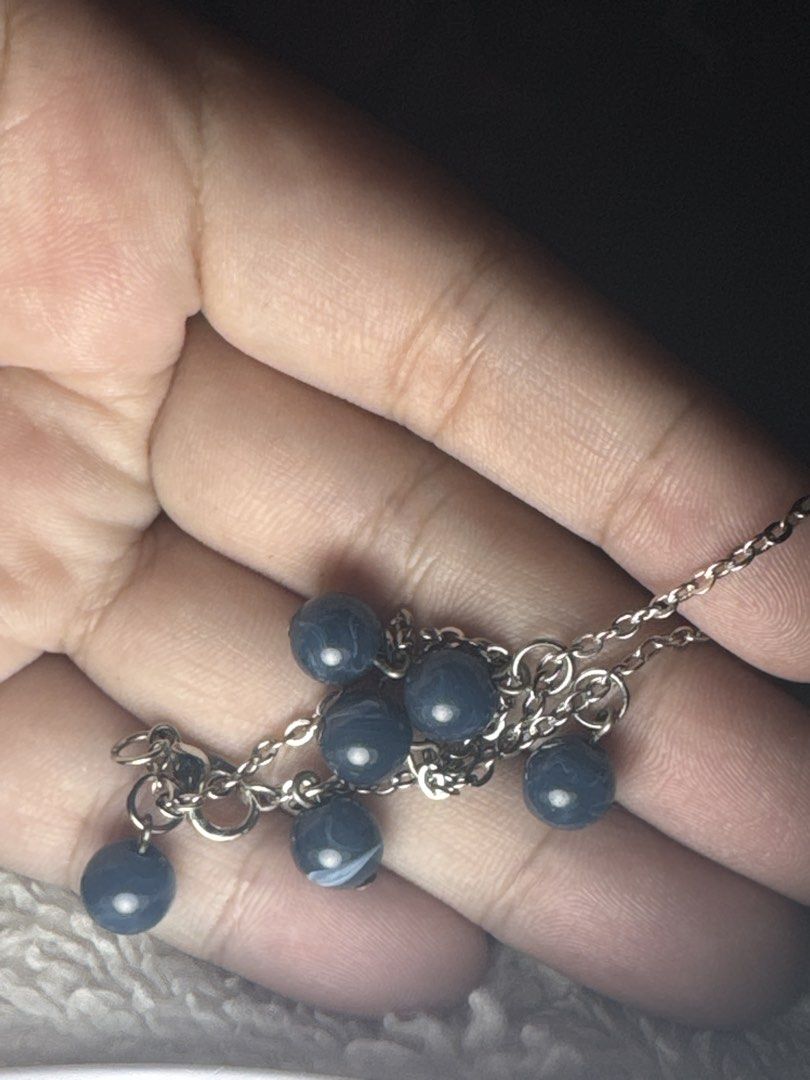 Blue bracelet (Category: Bracelets) located in Ligao. Submitted by veetrinkets (Listing ID 1460259267, Image 2). Description: For minimum purchase of 1k php Only 1 free item per customer 8 inches size.