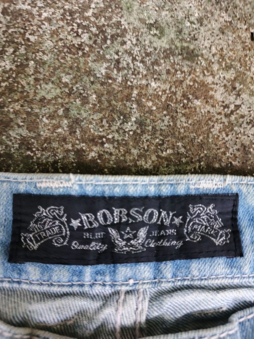 Bobson Japan Baggy Pants (Category: Jeans) located in Dipolog. Submitted by quizojojet73763 (Listing ID 1460144179, Image 3). Description: size 34 34x40 L0 9half need wash has yellow stains Good condition all buttons has Bobson solid details.
