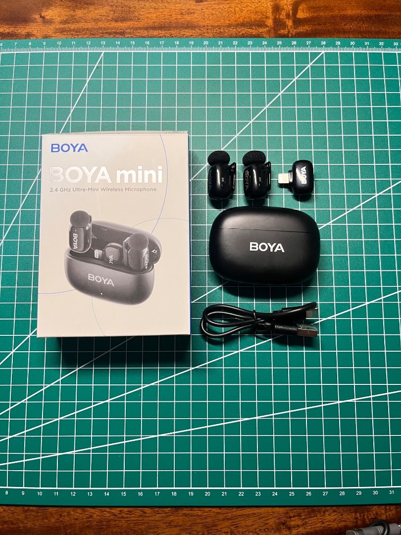 BOYA mini 2.4 GHz Ultra-Mini Wireless Microphone System (Category: Microphones) located in Cagayan de Oro. Submitted by juanaverse (Listing ID 1460165682, Image 1). Description: Never been used Slightly negotiable with complete accessories and box RFS: Bought another one (Extra item) MOP: Gcash, BPI MOD: J&T, Maxim if within CDO, Meetup CDO .