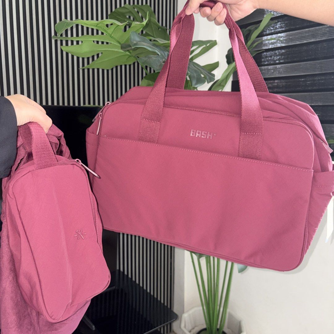 Brandnew BASH Mini Weekender Bag | JetSet (Category: Tote Bags) located in Malvar. Submitted by chatztash (Listing ID 1458510272, Image 1). Description: Brandnew BashxBlk Mini Weekender bag - with dustbag and pouch - with tag color: Jetset - also available in Terra - old version, Carbon lighting affected the color in the photo. 3pcs available .