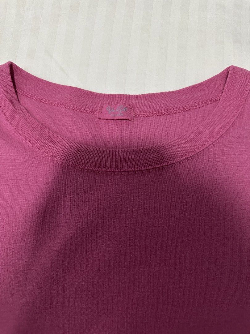 Brandy Melville Pink Hailie basic top (Category: Shirts) located in Taguig. Submitted by aandco. (Listing ID 1460224089, Image 3). Description: - worn once - bought in HK Brandy Melville - last price - BGC area.