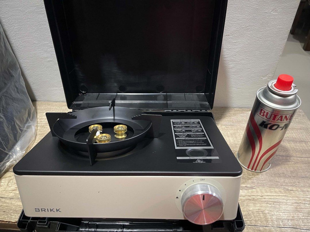 Brikk Portable Stove (Category: Other Kitchen Appliances) located in Bulacan. Submitted by haushika29 (Listing ID 1460298878, Image 2). Description: Brand new wala lang po box With 1 brand new butane.