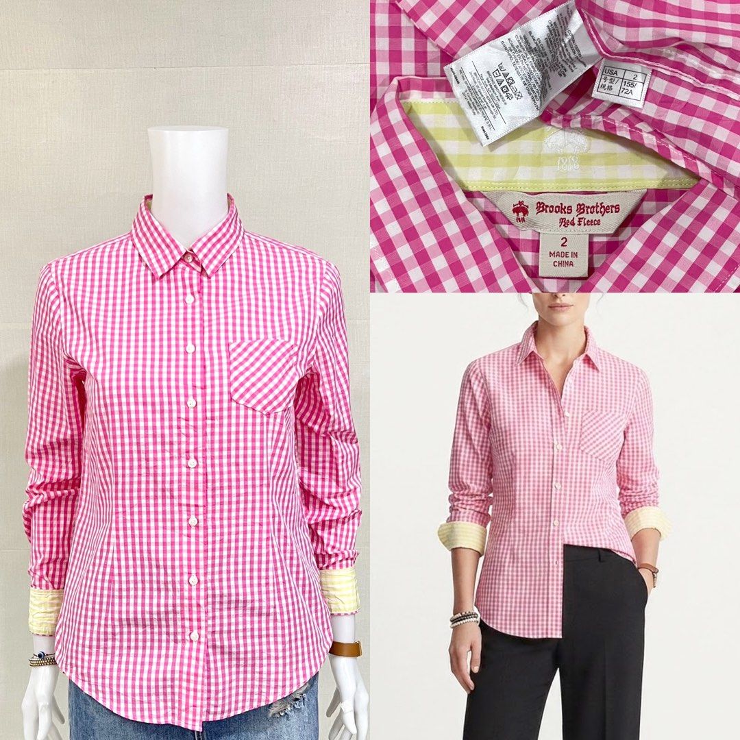 Brooks Brothers Check LS Blouse (Category: Longsleeves) located in Cebu City. Submitted by kei.flmn (Listing ID 1460114446, Image 1). Description: 📌PLEASE READ BEFORE MAKING AN OFFER Excellent Condition (No issues) Size:Fits Small (S) - [x] Flat Lay Measurements (in inches): - [x] Bust:36” - [x] Length Reference: Mannequin Height : 5’4” (First-come, first-served basis) Due to an increased number of joy reservers and fake buyers, offers will only
