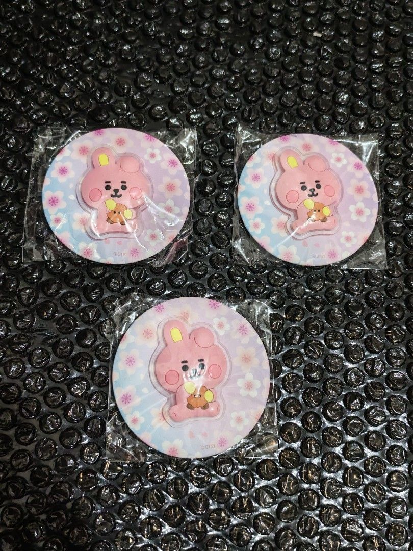 BT21 Cherry Blossoms Compact Mirror (Category: Makeup) located in Calamba. Submitted by page_areumone1 (Listing ID 1460295664, Image 1). Description: available: koya mang cooky rj chimmy tata.