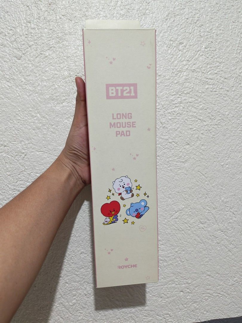 BT21 Long Mousepad Pink (Category: Mouse & Mousepads) located in Calamba. Submitted by page_areumone1 (Listing ID 1460295590, Image 3). Description: available design character: tata- rj -koya.