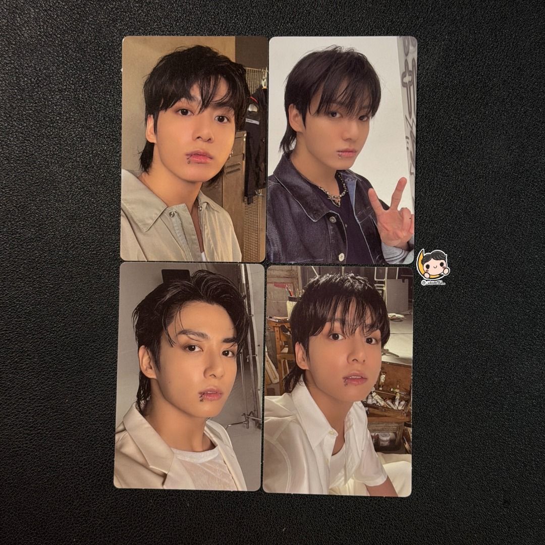 BTS Jungkook Golden Photocards (Category: K-Wave Merchandise) located in Caloocan City. Submitted by vkxmflti (Listing ID 1460229002, Image 1). Description: Jungkook Golden PCS — PAYO: php500 set + lsf — official, onhand — reply mine or dm to claim — vid condition: https://drive.google.com/drive/folders/1BxfgA_JQs1xjXiPniU-7HgWX3HcMh9DX?usp=sharing mop: maya, gcash, bpi mod: j&t.
