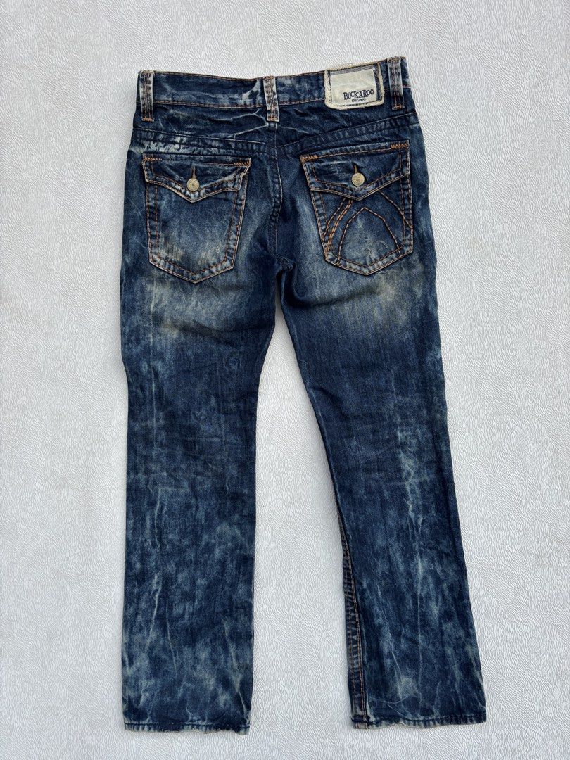 Buckaroo Big Stitch Denim Washed Pants (Category: Jeans) located in Baybay. Submitted by thrift.ed2023 (Listing ID 1460213366, Image 3). Description: Buckaroo Big Stitch Denim Washed Pants 34” to 36” Waistline 44” Length 9” Hem No Issue Excellent Condition.