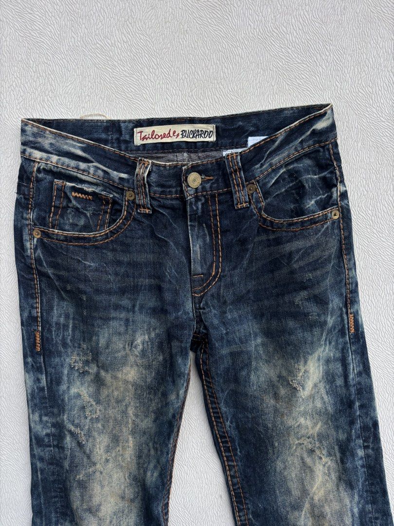 Buckaroo Big Stitch Denim Washed Pants (Category: Jeans) located in Baybay. Submitted by thrift.ed2023 (Listing ID 1460213366, Image 2). Description: Buckaroo Big Stitch Denim Washed Pants 34” to 36” Waistline 44” Length 9” Hem No Issue Excellent Condition.