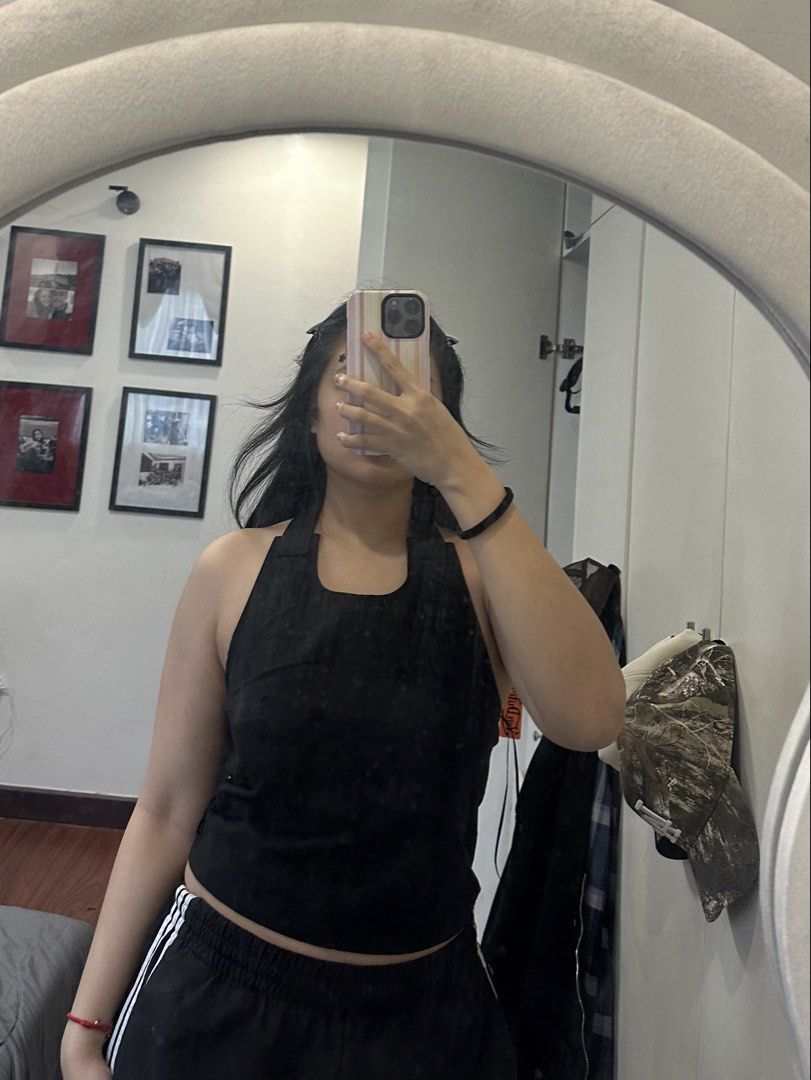 Buckle halter top (Category: Others Tops) located in San Fernando. Submitted by margauxgrciaa (Listing ID 1460134221, Image 1). Description: •worn once •size M fits S (adjustable strap) •Good as new •such a cute top! .