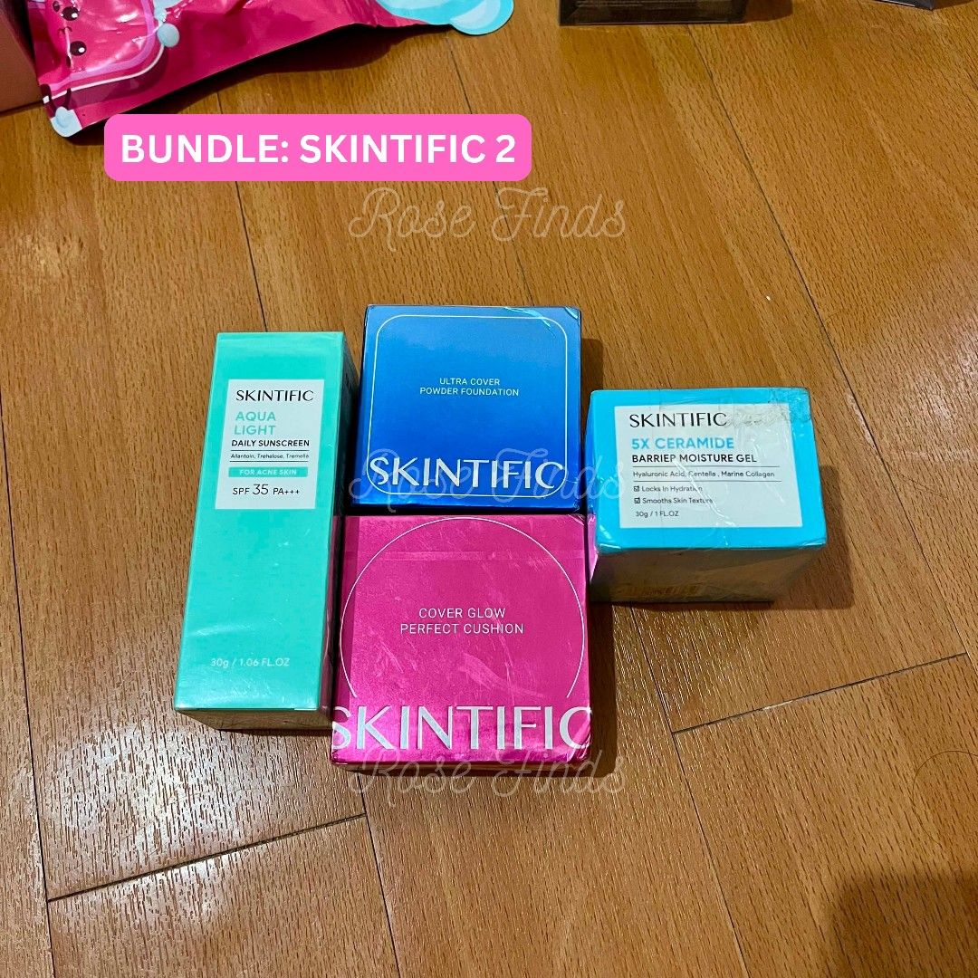 BUNDLE MAKEUP SKINTIFIC (Category: Makeup) located in Butuan. Submitted by rosefinds19 (Listing ID 1460174445, Image 1). Description: can choose shades for cushion below srp makeups available 💯Authentic and brandnew have facebook group chat if interested to join. JUST DM.