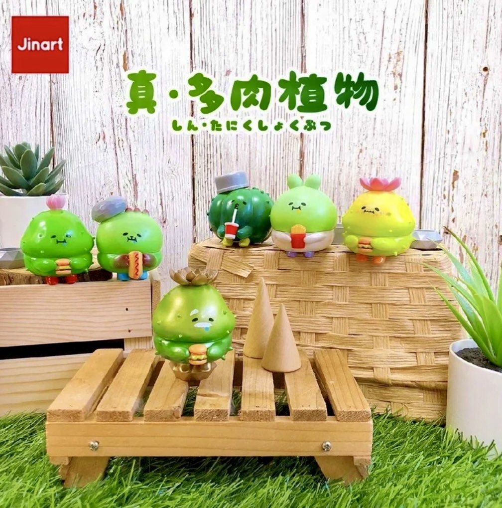 Collectible blind box (Category: Designer & Blind Box Toys) located in Bocaue. Submitted by vintagecollector_ (Listing ID 1460278606, Image 2). Description: SALE‼️ Succulent Plants (blind box series) Best collection for Cactus/plant lover! 🌵🌸 - Set 6pcs blind box - unopen Box, sealed each figure - 6.5 cm Mini Figures PRICE: ₱ 1,500 only ( 1set of 6pcs ) AVAILABLE: - 4 set (unopen box) - 1 set open box but plastic sealed (sold) Payment : Gcash/b