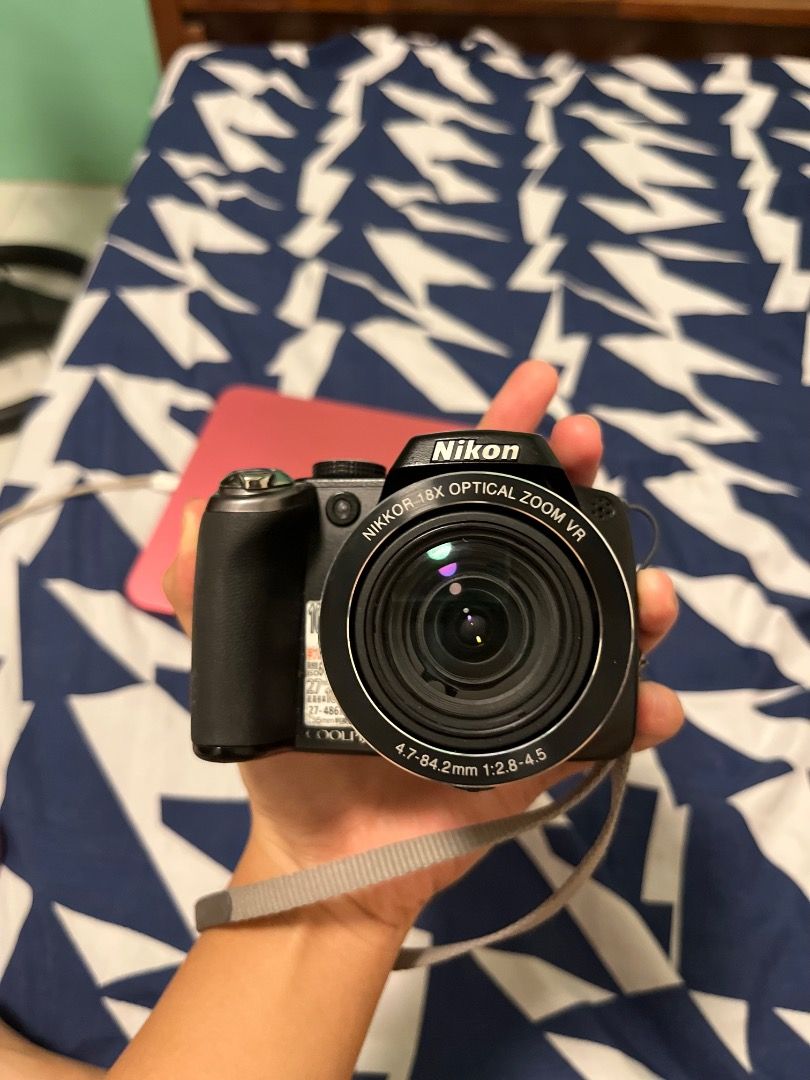 CAMERA FOR SALE!!! (Category: Cameras) located in Caloocan City. Submitted by swifttiger.6d322a (Listing ID 1460118029, Image 1). Description: Nikon Coolpix p80 18x Optical Zoom 10.1 Megapixel CCD Sensor Full Manual Controls 720p HD Video Recording No functional issues Body condition 10/10 Complete inclusions (orig charger, orig batt, memory card) .
