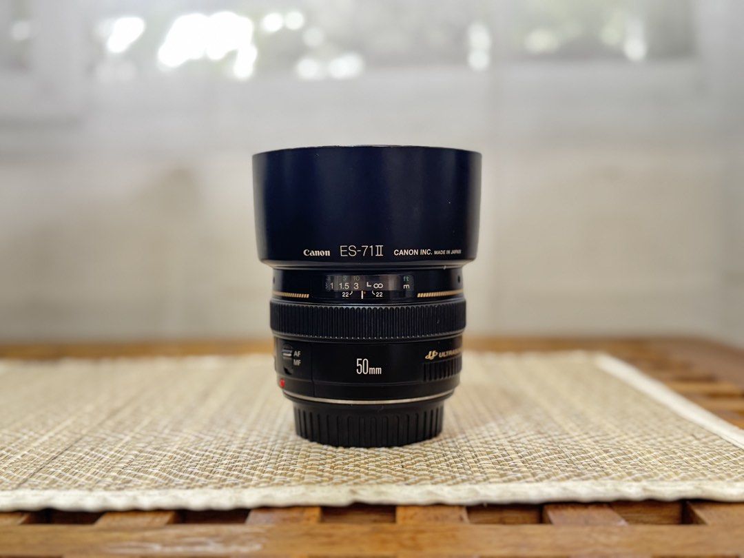 Canon 50mm 1.4 USM Lens (Presentable Unit) (Category: Cameras) located in Valenzuela. Submitted by camerahouse (Listing ID 1460193273, Image 1). Description: Selling Canon 50mm 1.4 USM Lens for only 10,999 pesos Presentable Unit Comes with orig Canon lens hood, front and rear caps Working AF, working manual Working aperture Clean glass, no fungus Sharp outputs 😊 Manange your expectations, this is a pre-owned unit (not brand new) With 1 day Testi