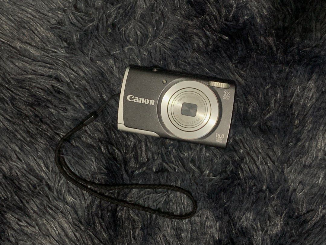 Canon powershot A2500 (Category: Cameras) located in Pasig City. Submitted by haroooo (Listing ID 1460248320, Image 2). Description: Canon powershot A2500 PM for the price and example pics! Specifications: • 16.0 Megapixel CCD Sensor • Canon Lens with 5× Optical Zoom (28–140mm) • DIGIC 4 Image Processor • 2.7” LCD Display • 720p HD Video Recording • Smart Auto Mode • Digital Image Stabilization • Compact and lightweight design Inconclusions: • Ca