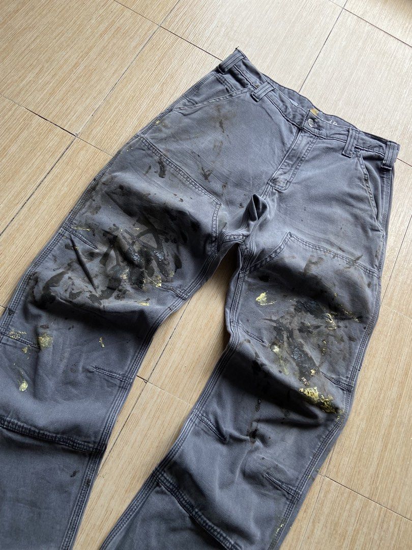 Carhartt Double Knee Pants Authentic (Category: Jeans) located in Legazpi City. Submitted by luxrystreet (Listing ID 1460266323, Image 3). Description: ▪️ 102802-029 CARHARTT DOUBLE KNEE AUTHENTIC ▪️WAIST: 31 ▪️LENGHT: 38 ▪️THIGH: 12 ▪️LEG OPENING: 8 ▪️Color Rate 9/10 ▪️IN GOOD CONDITION ▪️COLOR MAY VARY DUE TO LIGHTING ▪️MANAGE YOUR EXPECTATIONS CAN PROVIDE OTHER PICTURES UPON REQUEST ISSUE(S): PAINT STAIN.