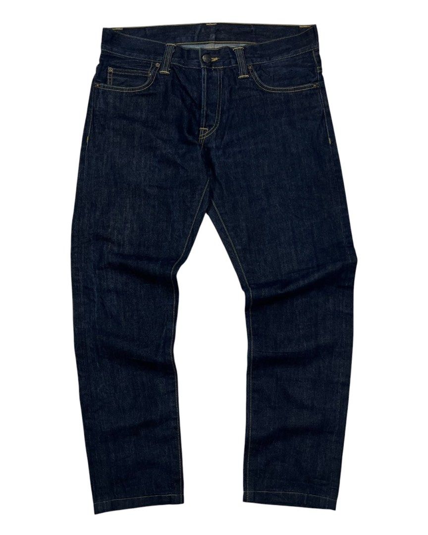 Carhartt Privateer Overlock Jeans (Category: Jeans) located in Bacolod City. Submitted by piquedup.ph_v2 (Listing ID 1460276008, Image 2). Description: Carhartt Privateer Overlock Jeans -Authentic Measurements: Waist: 34” Length: 37” Leg Opening: 7” Condition: Excellent Color rate: 9.5/10 (Color may vary to lighting) Flaws: None.