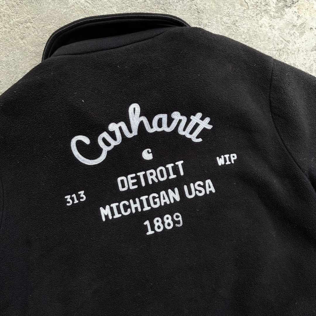 Carhartt WIP Dennis Fleece Jacket (Category: Coats, Jackets and Outerwear) located in Bulacan. Submitted by justcallmesheen (Listing ID 1460147504, Image 3). Description: Want to sell Carhartt WIP Dennis Fleece Jacket Size:M on Tag W:23 L:25 No issue .