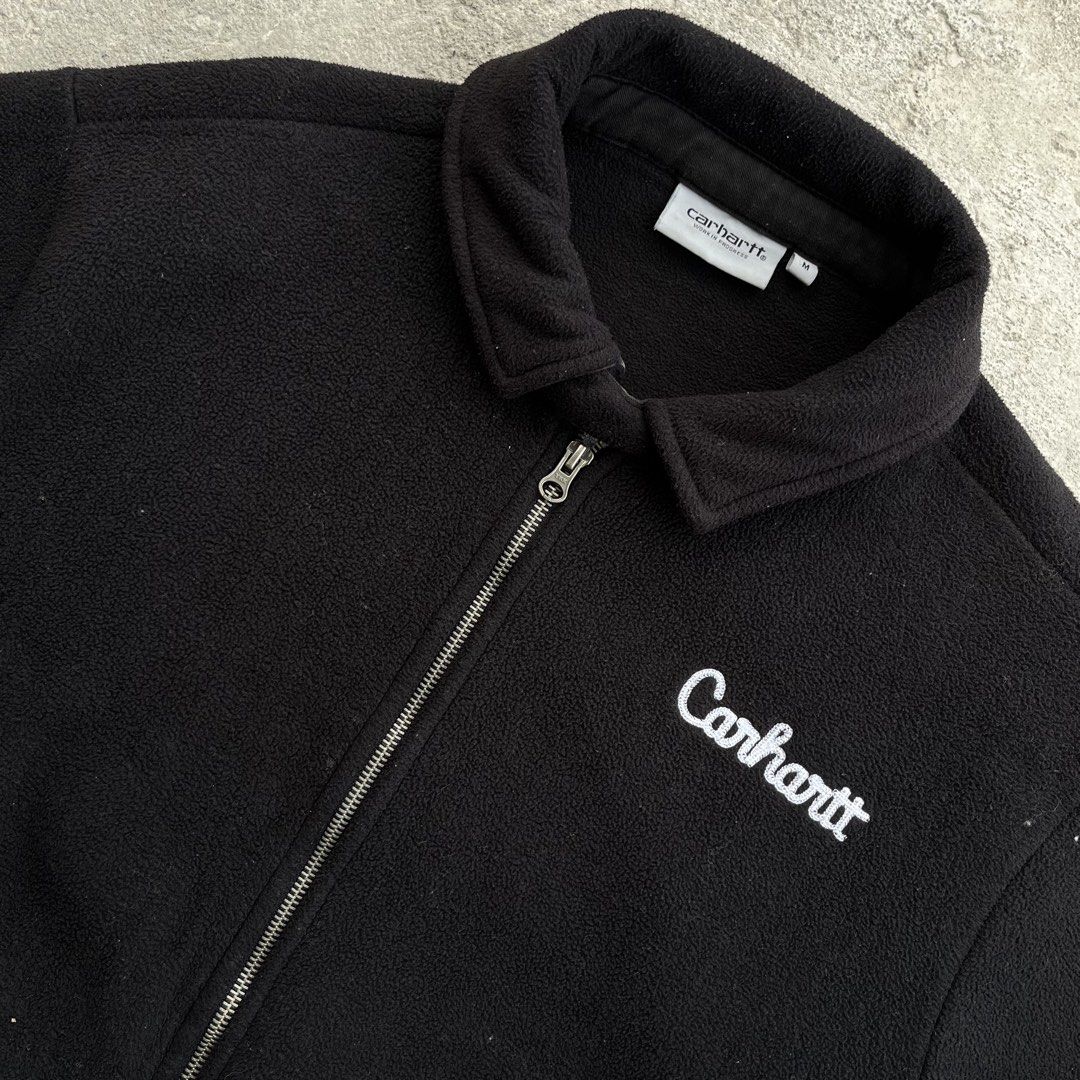 Carhartt WIP Dennis Fleece Jacket (Category: Coats, Jackets and Outerwear) located in Bulacan. Submitted by justcallmesheen (Listing ID 1460147504, Image 2). Description: Want to sell Carhartt WIP Dennis Fleece Jacket Size:M on Tag W:23 L:25 No issue .