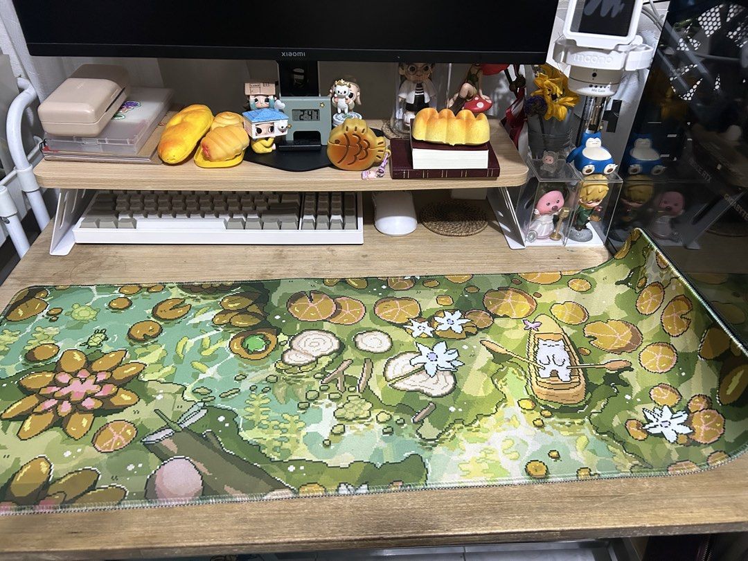 Cat Pond Pixel art Mousepad (Category: Mouse & Mousepads) located in Malabon City. Submitted by cshelvesncloset (Listing ID 1460148661, Image 2). Description: - MD Mousepad - 80x30 cm - 4mm thick - water resistant SRP: 440PHP mop: gcash or maribank .