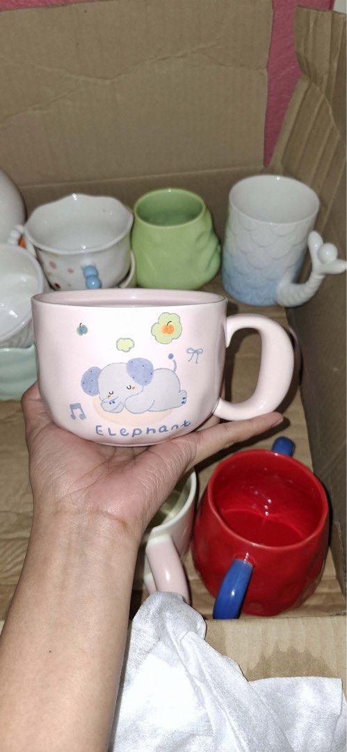 Ceramic mugs (Category: Coffee & Tea Tableware) located in Manila. Submitted by momosshix2001 (Listing ID 1460197851, Image 2). Description: FOR SALE CERAMIC MUGS 150 each .