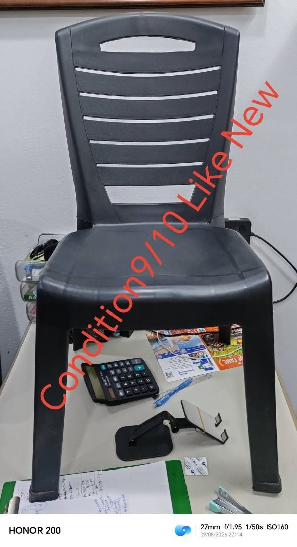 Chair gas tank prep table (Category: Other Home Furniture) located in Makati City. Submitted by boldrabbit.403396 (Listing ID 1460138724, Image 3). Description: Chair 50pesos each 50pcs available Prep table 2k stainless Empty petron tank 750 each 2pcs available All goods Free hatid metro manila.