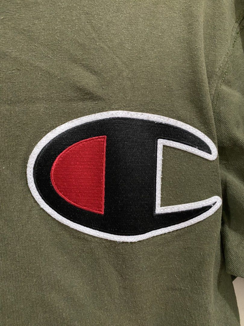 Champion Olive Green T-Shirt (Category: Tshirts & Polo Shirts ) located in Taguig. Submitted by maly01_ (Listing ID 1460209320, Image 2). Description: - authentic dm for inquiries :).