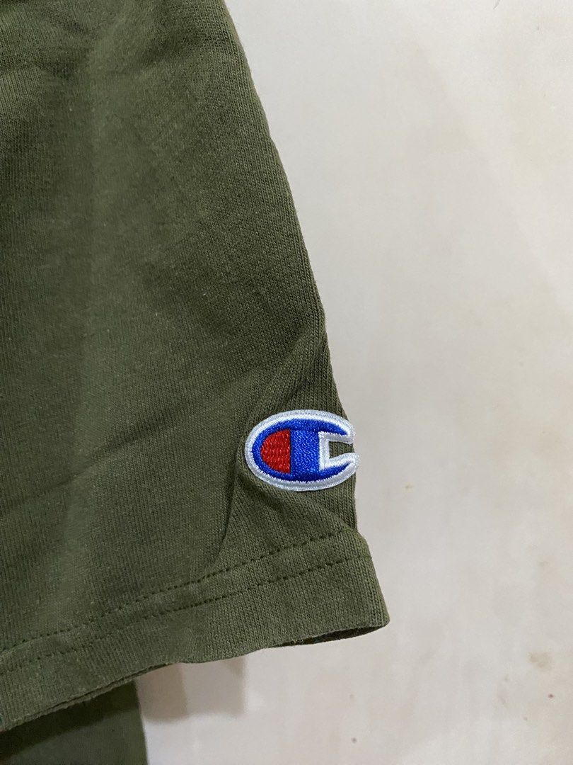 Champion Olive Green T-Shirt (Category: Tshirts & Polo Shirts ) located in Taguig. Submitted by maly01_ (Listing ID 1460209320, Image 3). Description: - authentic dm for inquiries :).
