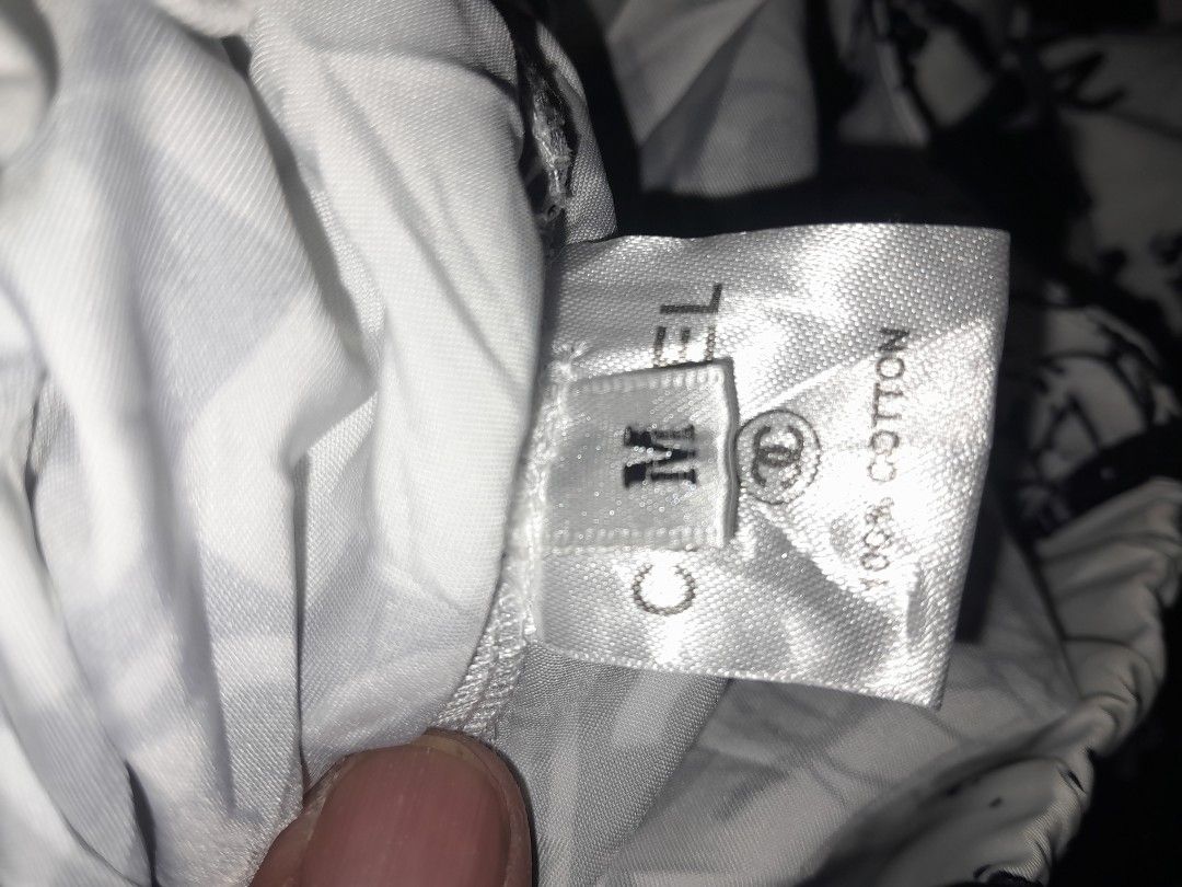 Chanel baggy nylon pantdls (Category: Luxury Apparel) located in Alburquerque. Submitted by zkethrifter (Listing ID 1460268297, Image 3). Description: As new.