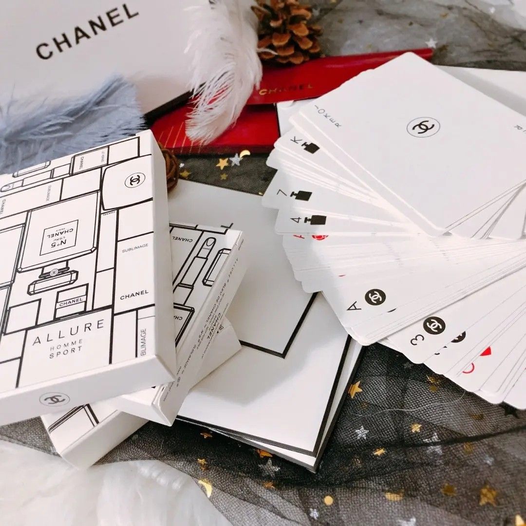 Chanel Poker Playing Cards (Category: Game Gift Cards & Accounts) located in Cabuyao City. Submitted by marifyyy (Listing ID 1460233686, Image 1). Description: Chanel Poker Playing Cards brand new 🌹Please do not compare complimentary items to full-sized, boutique products that usually retail for $1,000–$5,000 or more. 📍Cabuyao, Laguna 🚛 Shipment sched: Tue & Fri 🛻 Lalamove on nearby areas • Payment first • SF - cod or included na sa payment —