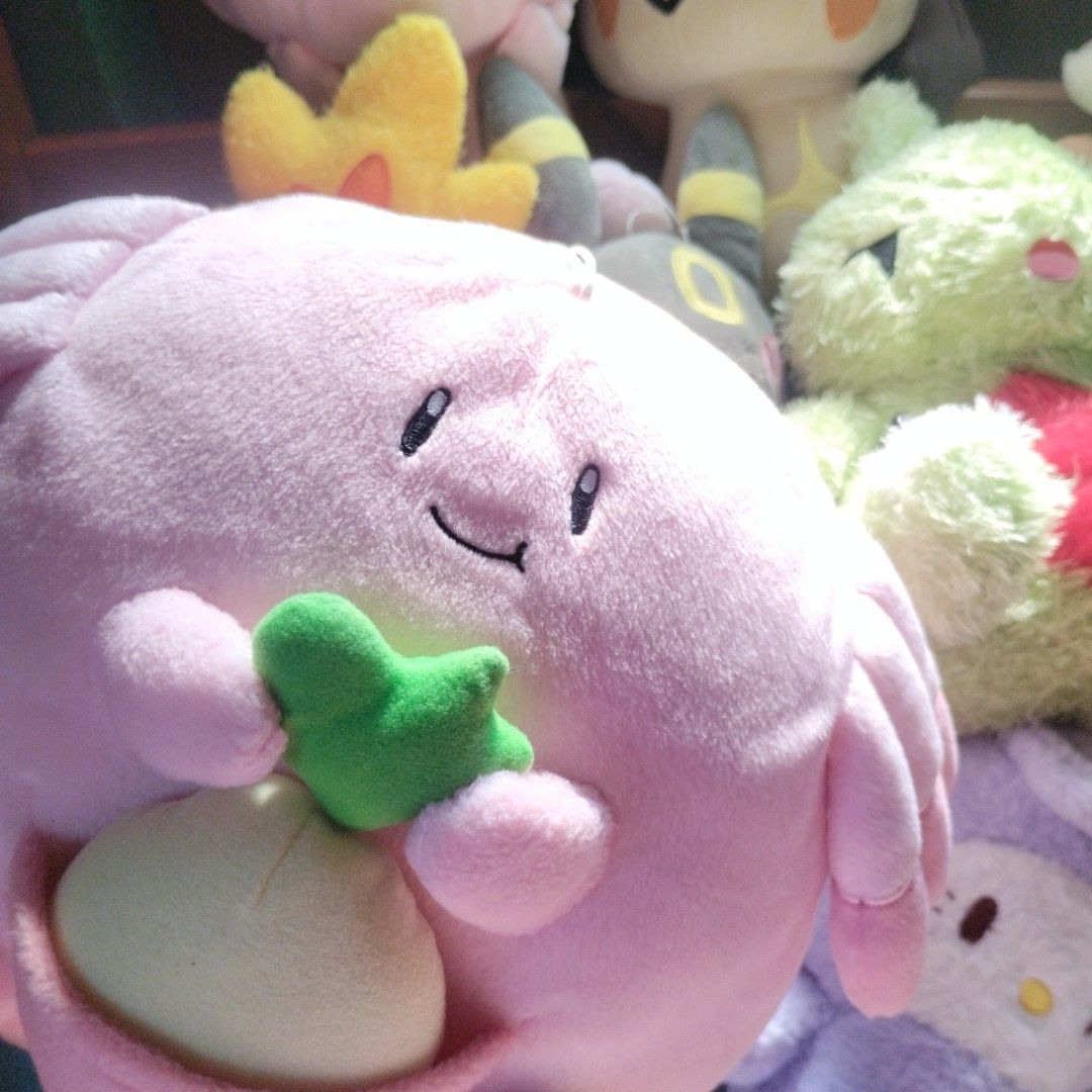 Chansey Mogumogu Time Pokemon (Category: Plushies & Soft Toys) located in Tagum. Submitted by plushieclipse (Listing ID 1460149441, Image 2). Description: ＣＨＡＮＳＥＹ˚.⋆꒰১ ໒꒱⋆.˚ Pokémon Chansey "Mogumogu Time" (Munching Time) Big Plush ｡𖦹° Authentic/ BRAND-NEW WITH PAPERTAG.