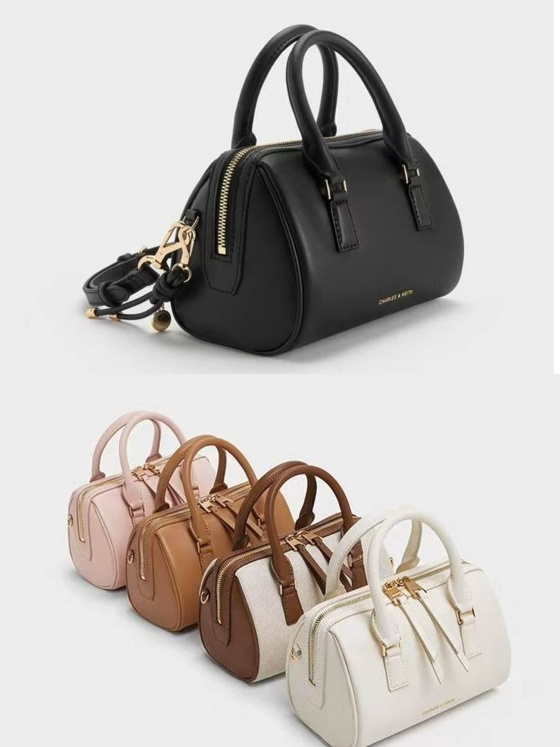 Charles & Keith Everleigh Bowling Bag (Category: Cross-body Bags) located in Quezon City. Submitted by makescentsmnl (Listing ID 1460264161, Image 1). Description: Charles & Keith Everleigh Bowling Bag ORIG MALL PULLOUT Size:9 inches With dust bag&serial number MOP ✅ GCASH ✅ BANK TRANSFER ✅ CREDIT CARD ✅ QRPH.