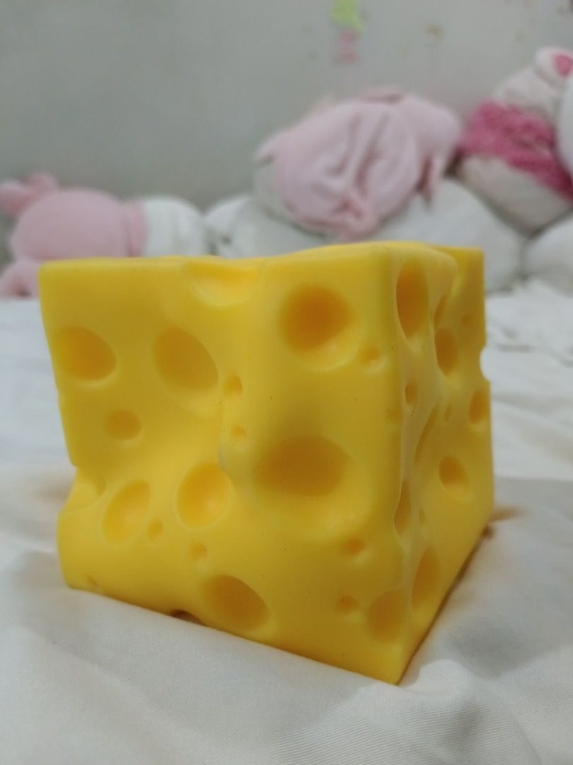 Cheese Squishy Soft Clay Filled with FREE Mini Mystery Dumpling (Category: Designer & Blind Box Toys) located in San Juan City. Submitted by chanellycloe (Listing ID 1460216810, Image 3). Description: °lalamove only °gcash only °no issue °no box °soft clay filled °squishy.