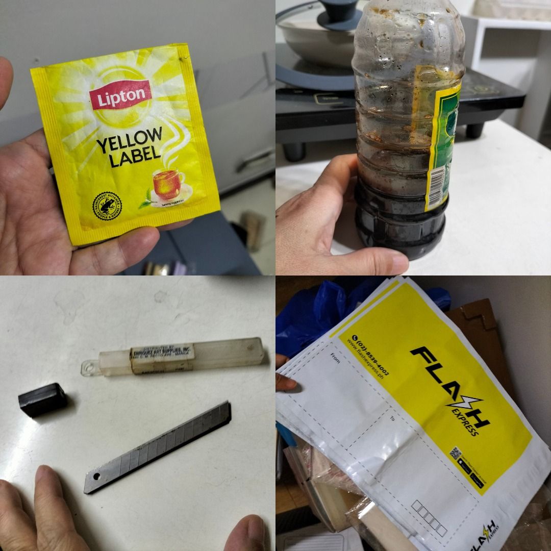 Choose your free items when you buy (Category: Medical Supplies & Tools) located in Paranaque City. Submitted by decluttering-all (Listing ID 1456251408, Image 2). Description: Choose your free items when you buy FREE when you buy any item, choose from used ankle support soy sauce in bottle new syringes assorted paper clips defective new chopper defective new airtight lid FREE when you buy P100 worth, choose from 1 lipton tea 1 small face N95 mas