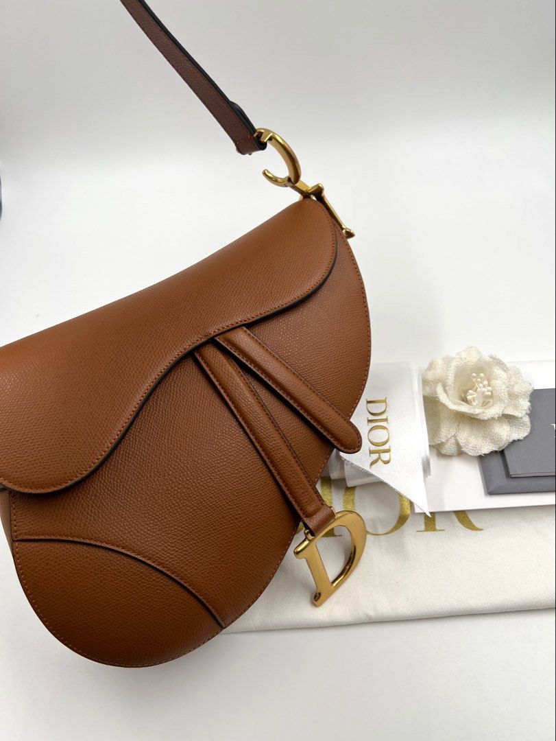 ⚜️Christian Dior - Saddle Medium bag🤎 (Category: Luxury Bags & Wallets) located in Makati City. Submitted by 90sangel (Listing ID 1460196680, Image 3). Description: That iconic saddle shape just hits different 🤎🐴 Timeless, effortlessly chic, and the kind of bag that makes every outfit feel expensive without even trying. •Size: Medium •Condition: As New! *Includes store dustbag, carecard and big paperbag. Box is optional not included from the S