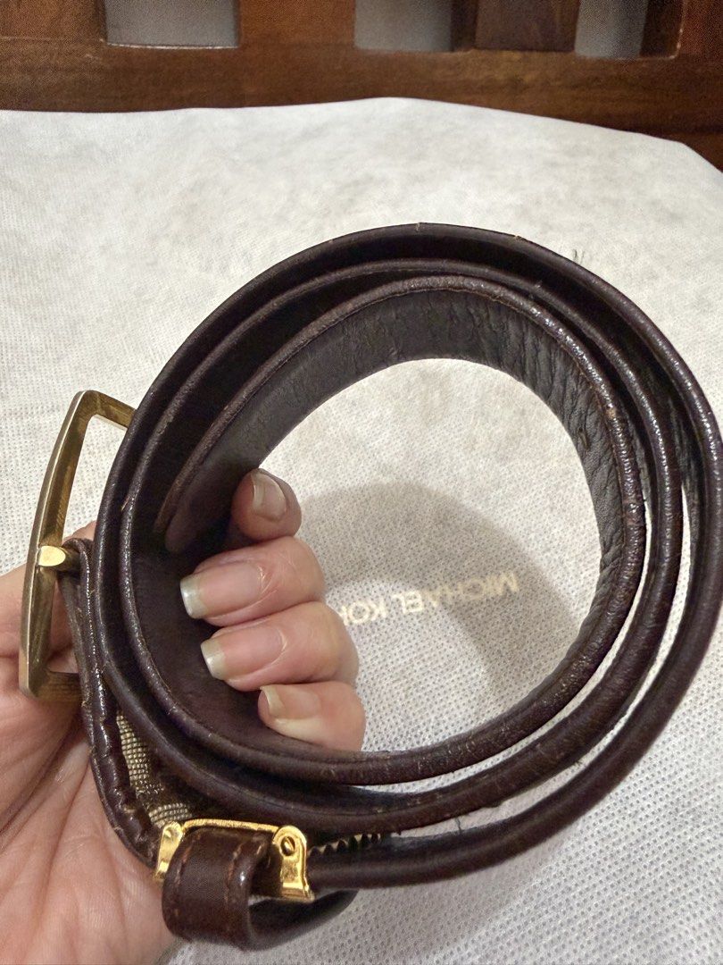 Christian Dior Monogram Vintage Brown Belt (Category: Belts) located in Makati City. Submitted by petite_preloved2 (Listing ID 1460154614, Image 3). Description: 100% Authentic Christian Dior Can fit up to 24 inches waistline only Hardware is still gold Leather part has signs of being vintage Overall still pretty belt.