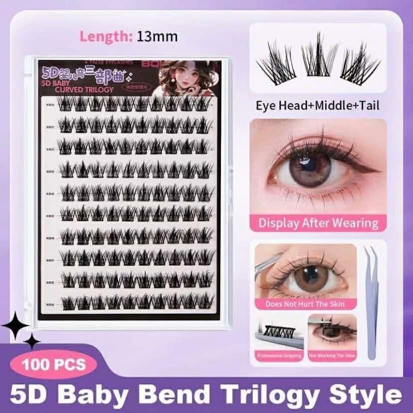 CLUSTER LASHES WITH TWEEZERS (Category: Makeup) located in Lucban. Submitted by sajorcms27132 (Listing ID 1460301764, Image 1). Description: 70 each available 8 pcs nalang tig will send actual pic sa pm 🥰.