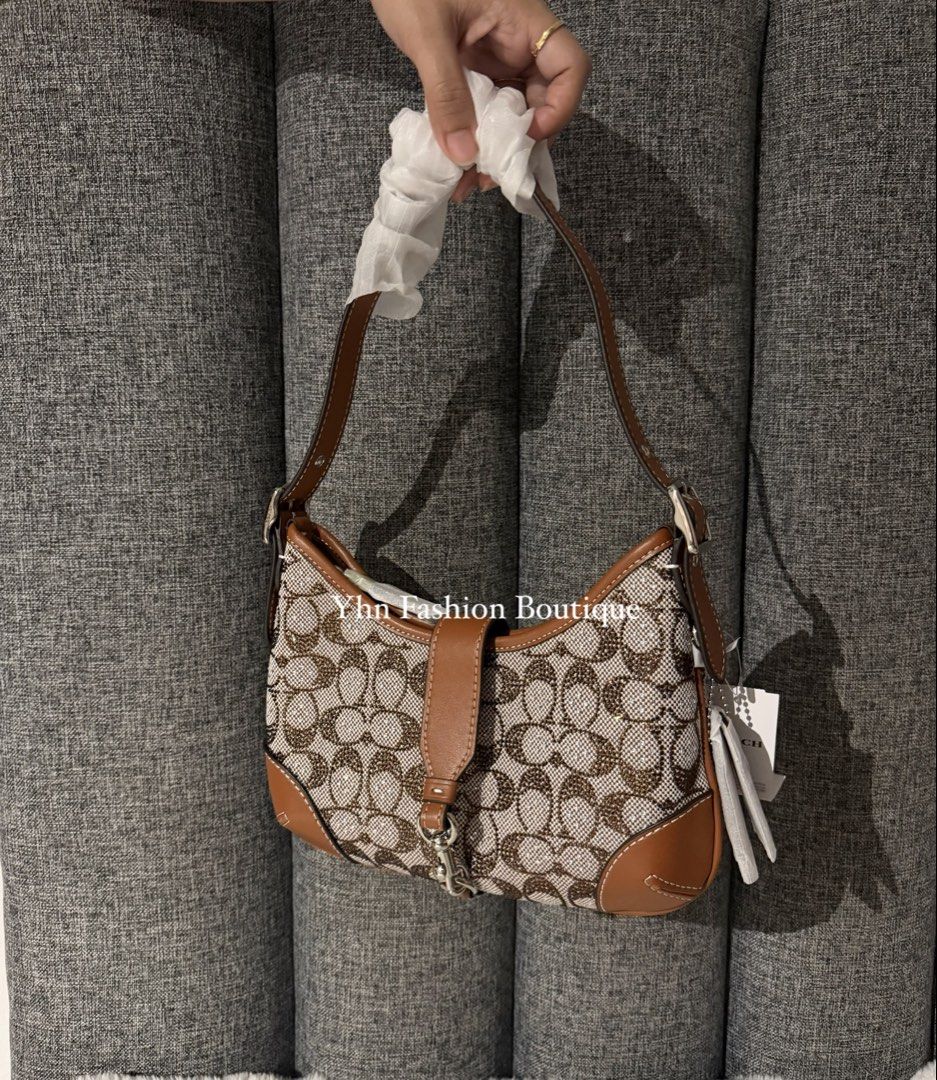Coach Hampton (crystal) ❤️ (Category: Shoulder Bags) located in Las Pinas. Submitted by yhn_boutique (Listing ID 1460275884, Image 1). Description: Actual pic posted Complete inc Lalamove/ J&T Dm New arrival .