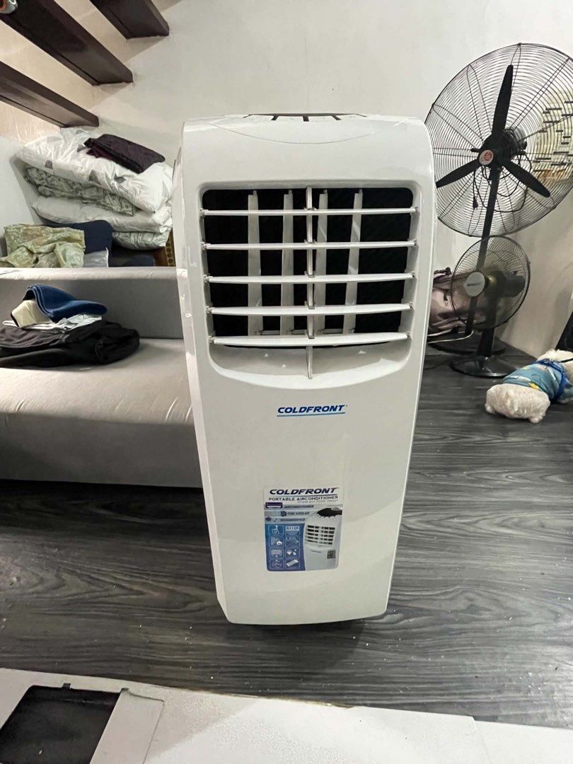 COLDFRONT (by Toughmama) Portable AC with Dehumidifier (Category: Other Home Appliances) located in Santa Rosa. Submitted by jiminloi (Listing ID 1460237837, Image 1). Description: Portable AC with Dehumidifier Coldfront by Toughmama 1.5 yr old No Issue Good condition Seldom use Complete accessories With remote control Rfs need funds/upgrade 1.3 HP Semi inverter Selling it for ₱10,000 original price is around ₱18,000+ Location: Biñan Laguna For p