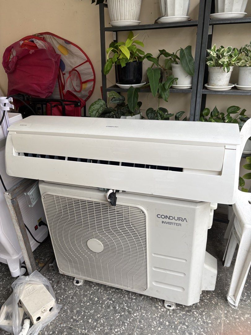 Condura 2.5 Split type Air Conditioner Inverter (Category: Air Conditioning and Heating) located in Marikina City. Submitted by marjpc (Listing ID 1460201028, Image 2). Description: With free wall bracket for compressor Bought June 2018 Working well There is a minor flaw in the compressor, small hole. It just needs to be sealed before refilling the freon. NO reservation, first to pay basis GCash, BPI Transfer For pick up only. Any same day courie