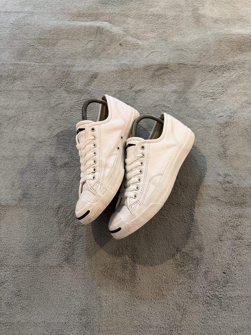 Converse Jack Purcell White Leather (Category: Sneakers) located in Quezon City. Submitted by markieexp (Listing ID 1460292034, Image 1). Description: .