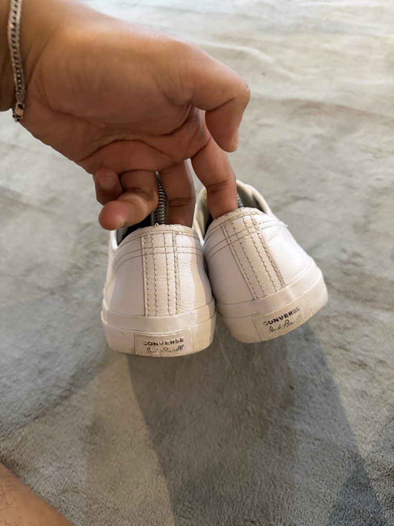 Converse Jack Purcell White Leather (Category: Sneakers) located in Quezon City. Submitted by markieexp (Listing ID 1460292034, Image 3). Description: .
