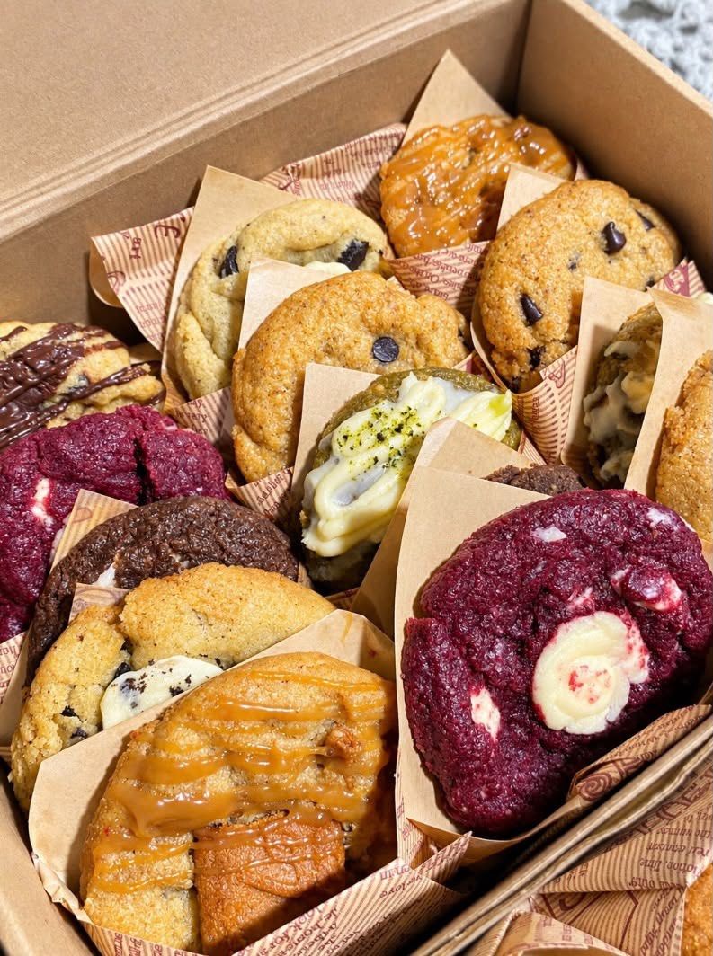 Cookies for sale (Category: Other Food & Drinks) located in Manila. Submitted by hannaludov67871 (Listing ID 1460203019, Image 1). Description: Freshly baked, soft, chewy, and made to satisfy every sweet craving. 🤎 Our cookies are perfect for personal treats, gifts, events—and now, for resellers too! 🛍️ 🤎 AVAILABLE FLAVORS: 🍫 Classic Chocolate Chip 🍵 Matcha 🤎 Biscoff 🔥 Campfire S’mores 🤍 Red velvet 🍪 Cookies and Cream 🍫 Double Chocolate