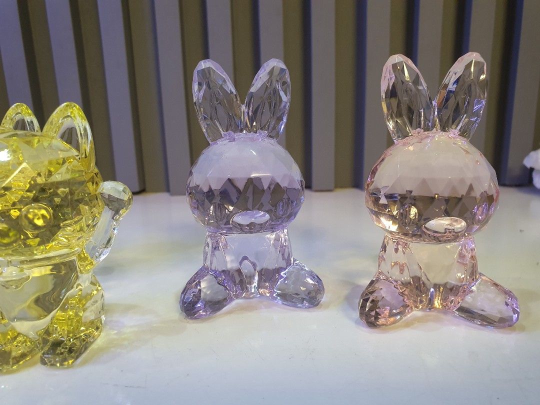 Crystal Cat and Rabbit (Category: Designer & Blind Box Toys) located in Tarlac. Submitted by ziv_surplus (Listing ID 1460290339, Image 3). Description: Crystal Cat and Rabbit Take all.