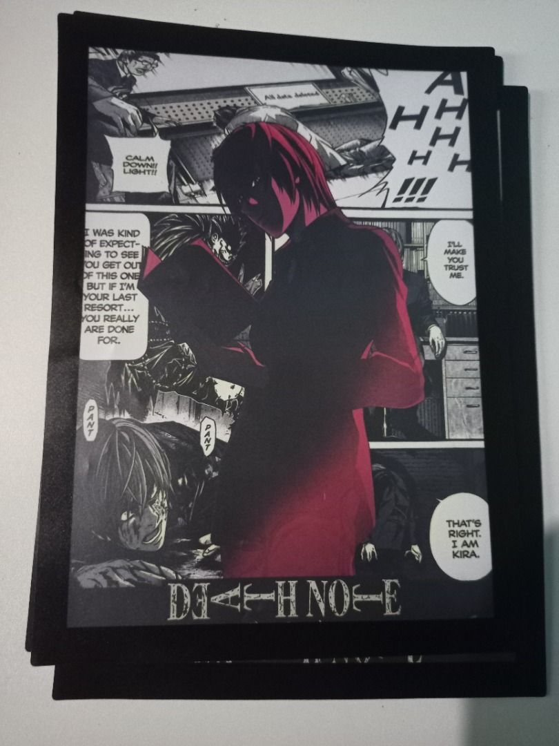 Death Note Poster (Category: Art & Prints) located in San Jose. Submitted by kristian005 (Listing ID 1459753007, Image 1). Description: • Take All 3 Death Note Poster with Magnetic Photo Frame 📸 Actual item 📩 DM to inquire .