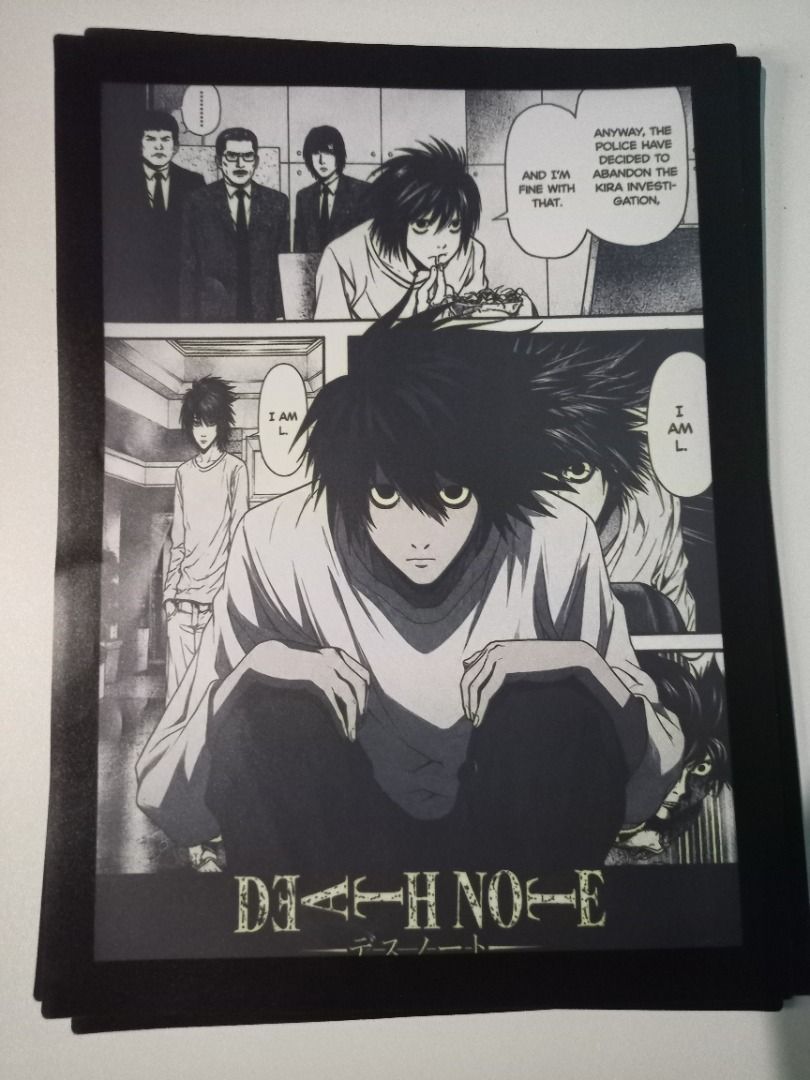 Death Note Poster (Category: Art & Prints) located in San Jose. Submitted by kristian005 (Listing ID 1459753007, Image 2). Description: • Take All 3 Death Note Poster with Magnetic Photo Frame 📸 Actual item 📩 DM to inquire .