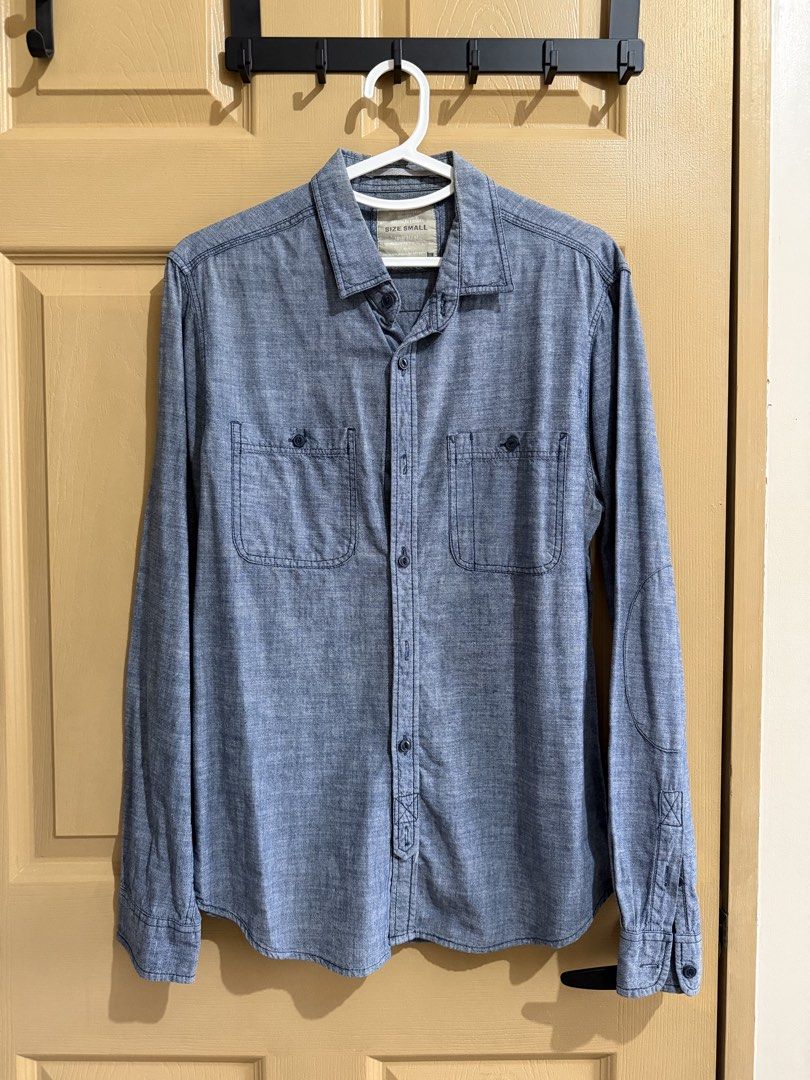 Denim Long Sleeves (Category: Formal Shirts) located in Manila. Submitted by chavirly (Listing ID 1460193914, Image 1). Description: Denim long sleeves top versatile for casual or formal events. .