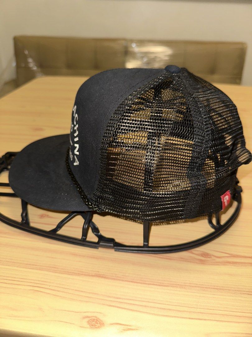 Deus Ex Machina Customs “Benzin Veritas” Trucker Cap (Category: Caps & Hats) located in Quezon City. Submitted by mancave_stuff (Listing ID 1460107568, Image 2). Description: - Brand: Deus Ex Machina Customs - Style: Trucker Cap - Slogan: 'In Benzin Veritas' - Features: Mesh back for breathability, adjustable snapback closure - Ideal for: Casual wear -Color: Black.