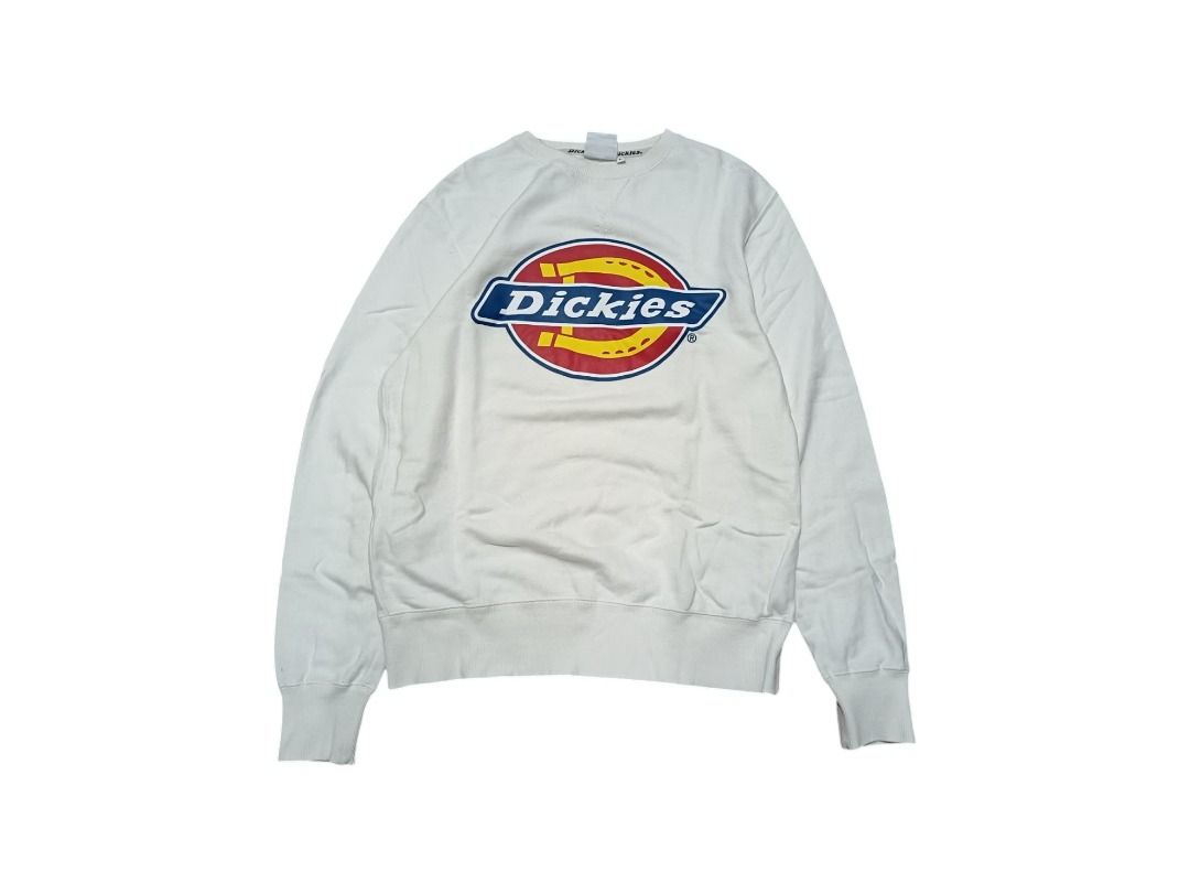 Dickies Logo Sweatshirt (Category: Coats, Jackets and Outerwear) located in Manila. Submitted by southstreethub.ph (Listing ID 1460176966, Image 1). Description: - Dickies Crewneck Sweatshirt - Condition: Very Good Condition - Size: Medium - Dimention: 21 Width 27 Lenght - Big Logo in the middle - Ideal for everyday casual wear Price: 599 Plus Shipping fee.